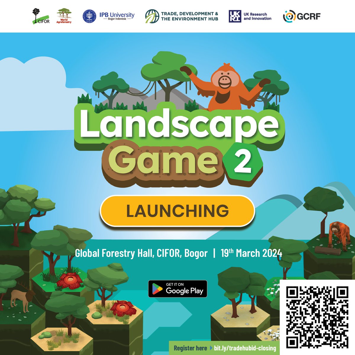 TheLandAlliance's tweet photo. ๐ด #HappeningNow: GCRF TRADE Hub Indonesia Closing Event: Harnessing Green Trade and Landscape Sustainability and Landscape Game 2 Launching! ๐ฎ
๐ https://t.co/fto3bJ8snn
@ipbofficial @ccsf_ui @TheWCS @GCRF_TRADE_Hub @GCRF @UKRI_News #TRADEHub #LandscapeGame2 https://t.co/8tzbPGSE6p
