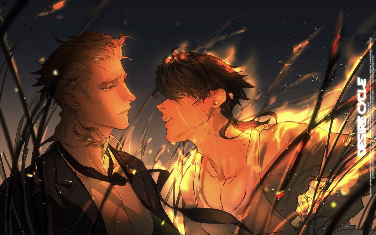 yi_asx's tweet photo. #DesireCycle #OC 
-愛意如包不住的火 https://t.co/f8r6m3llOX