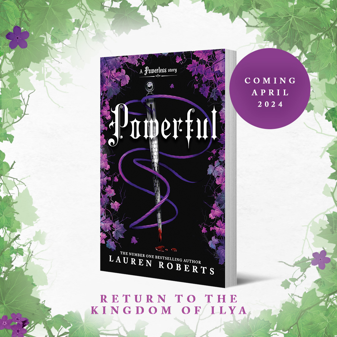 Return to the Kingdom of Ilya with our stunning QBD Books exclusive edition of 'Powerful' by Lauren Roberts 😍💜 Pre-order the unmissable exclusive edition in-store and online now: bit.ly/3TnRtsO