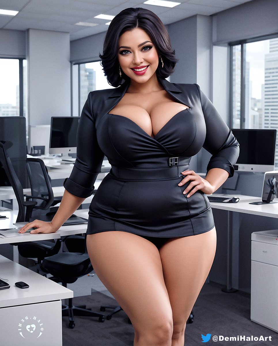 DemiHaloArt's tweet photo. POV: DΓ©serΓ©, the Vice President of Sales, is pleased with your performance. She wonders if you're capable of keeping it up...
#OfficeBeautiesChallenge by @Kyato_Ai
#MondayOffice #AIChallenge by @ByteCanvasAI
#AIgirl #aigirlfriend #AIgravure #aiwoman https://t.co/owprNSkILJ