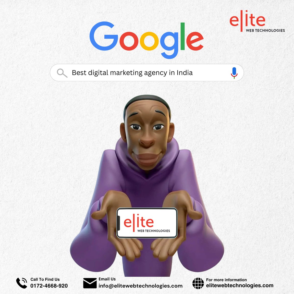 EliteWebTech's tweet image. Elevate your brand with the best in the business. 🚀 Discover why we're the top choice for digital marketing in India.
.
.
.
#DigitalStrategy #BrandAwareness #SocialMediaMarketing #SEOIndia #CreativeContent #DigitalTransformation #MarketingTrends #TeamElite #elitewebtechnologies
