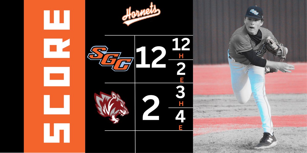 Bryce Aldridge made his 2024 debut by firing 6 innings, striking out 7, and giving up 0 earned runs. 
At the plate the Hornets were led by Levi Bryant, who tallied 3 hits, and Rylee Austin, who had 2 hits. Tommy Baker, Levi Bryant, and Brock Beasley each picked up 2 RBI!