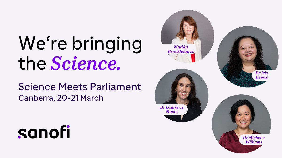 Sanofi Australia & New Zealand (@sanofianz) on Twitter photo We’re getting ready to bring the science at this year’s #ScienceMeetsParliament event organised by <a href="/ScienceAU/">Science & Technology Australia</a>.
We'll be engaging with policy makers and the science community to talk about the exciting clinical and research work we’re helping deliver #IgnitingPotential. We’re getting ready to bring the science at this year’s #ScienceMeetsParliament event organised by <a href="/ScienceAU/">Science & Technology Australia</a>.
We'll be engaging with policy makers and the science community to talk about the exciting clinical and research work we’re helping deliver #IgnitingPotential.
