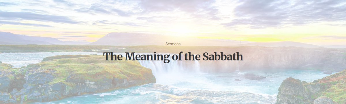 gtfgtm123's tweet photo. Sermons
The Meaning of the Sabbath
#WMSCOG #themeaningofthesabbath #7thdaysabbath
https://t.co/fFrd6GKv0m https://t.co/vaBjTA2Xqk