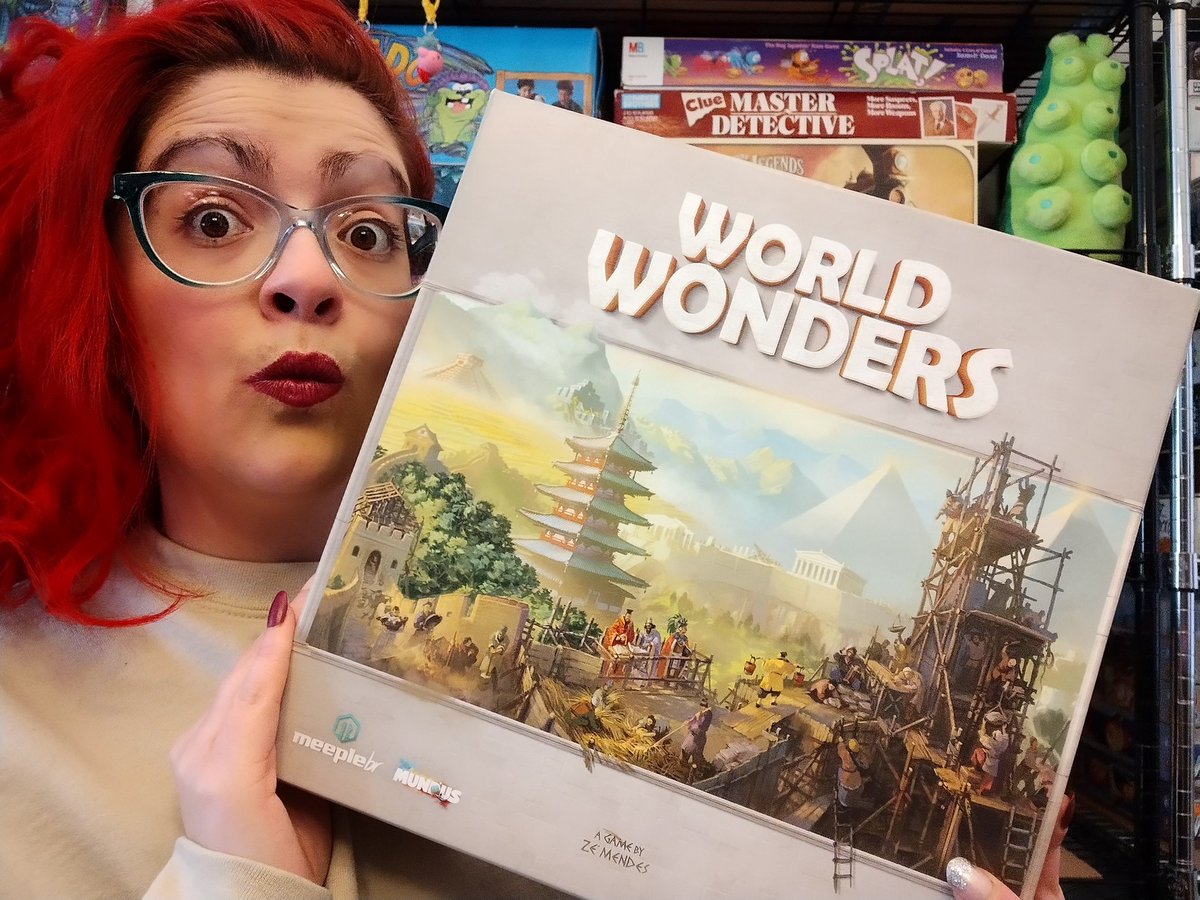 #NewReview! If you like city building, tile laying, and impressive components, check out #WorldWonders from @ArcaneWonders! -- settleroftheboards.com/what-wonders-w… #boardgames #boardgameblog #boardgamereview #boardgaming #boardgamer