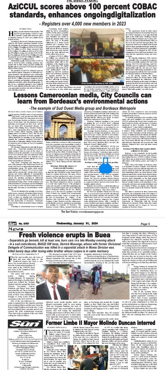 Lessons learnt from my trip to Bordeaux on Best Environmental Practices
Thank you
#https://mediasetdemocratie.com
#AmbassadeDeFranceAuCameroon