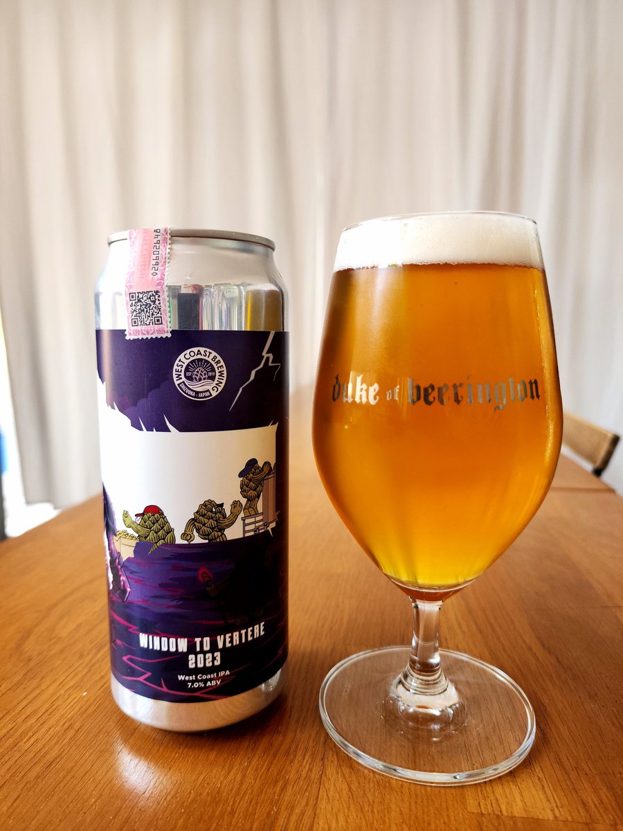 FBadmanPhuket's tweet photo. @WCBShizuoka Window To Vertere West Coast DIPA. Happy Tuesday ๐ปโบ๏ธ #makeIPAclearagain https://t.co/DBgAZVlz5u