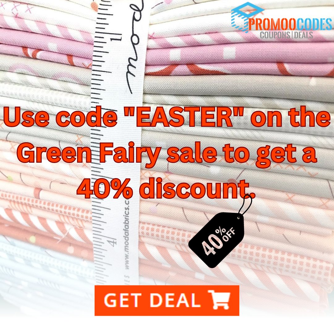 promoocode's tweet photo. Use code EASTER on the Green Fairy sale to get a 40% discount.

Paste this link on browser for more info:

https://t.co/SkTgACaUP3

#vouchercode #promocode #promocodes #discount #discountcode #discountsale #discountcodes #greenfairy #greenfairyquilts #greenfairyproducts https://t.co/vUNj6aIHcx