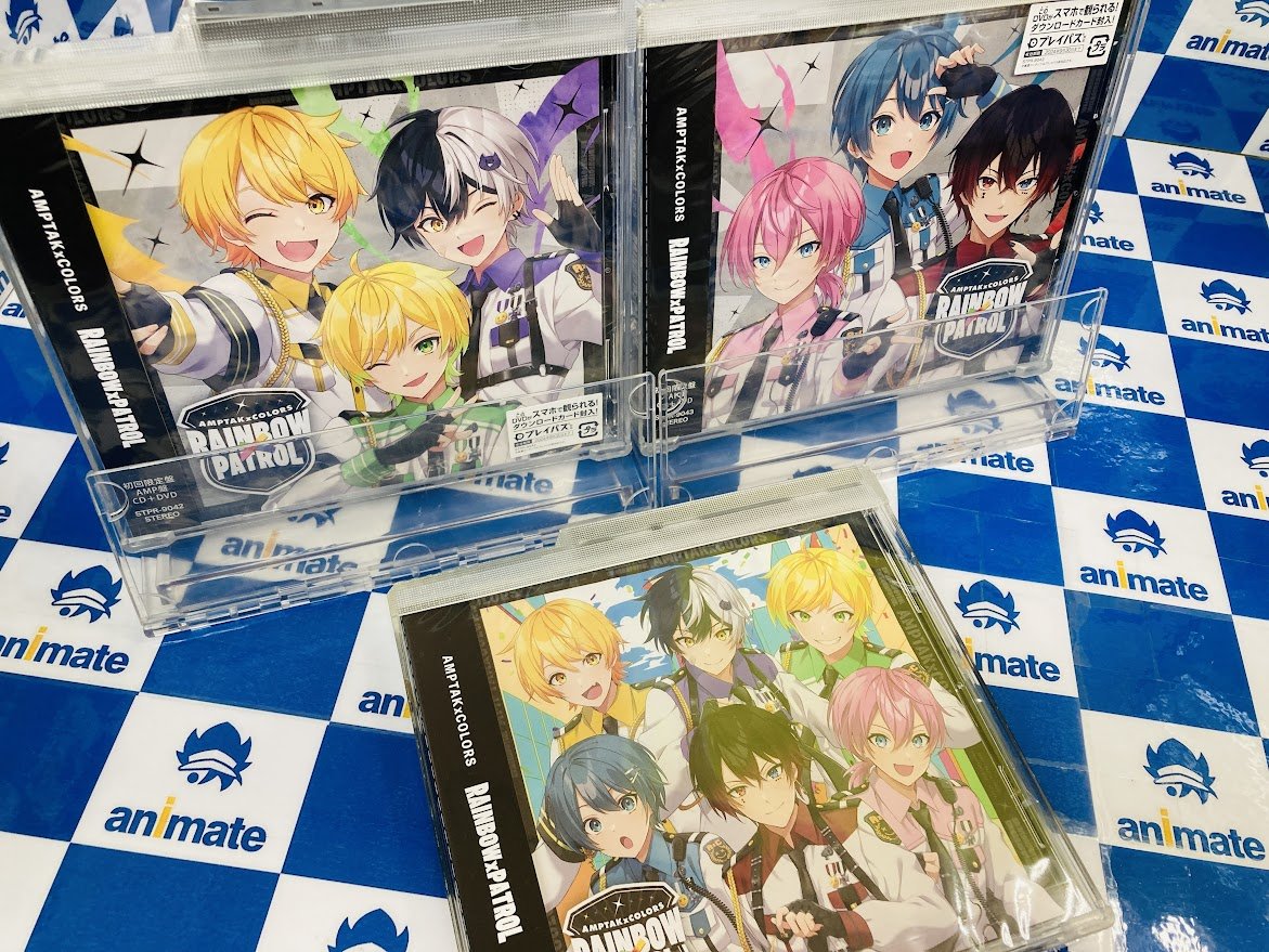 🌟#AMPTAK🌟 3/20発売 💿AMPTAKxCOLORS 1stシングル / RAINBOWxPATROL