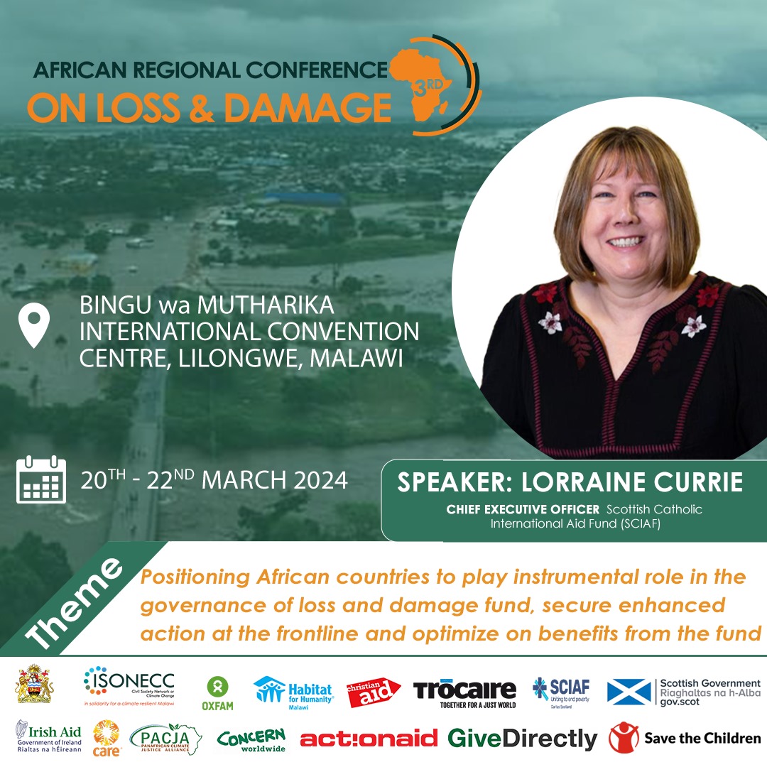 🇲🇼Despite commitments, climate finance for #LossAndDamage in Africa remains uncertain. It's time to bridge the gap between promises and actions. Join us from the 20th-22nd March virtually here: bit.ly/3Vhm4JG #LandDConf2024 #AfricanLedResearch #FinanceLossAndDamage