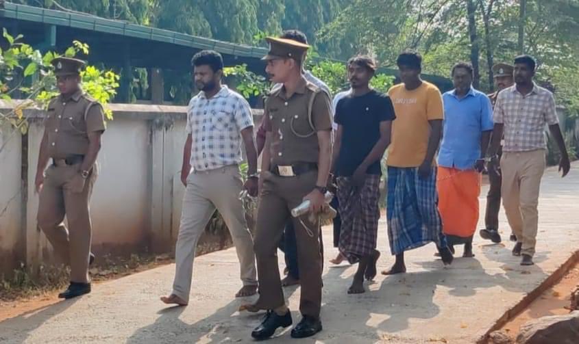 Vavuniya District Court released eight arrested during Sivaratri worship at Vedukunarimalai Aathishivan temple.