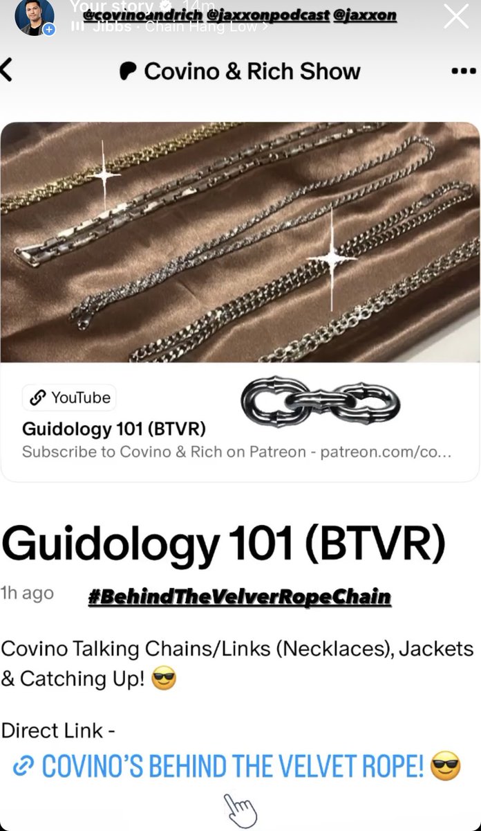 CovinoandRich's tweet photo. Monday 3/18 “Behind The Velvet Rope Chain” Only on Patreon!  https://t.co/f03Ip7DFPe #BTVR 😎 https://t.co/7lTARnnsy2