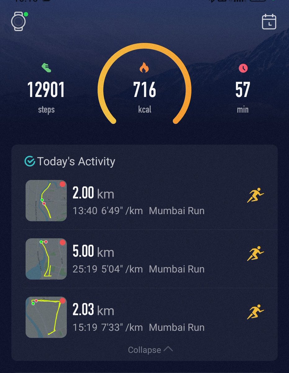 sandeepvarma15's tweet photo. 2k WU, 5k progressive Tempo, 2k CD to start the active week after rest day yesterday.
Felt great. 🤩😀
The max HR of 174 today actually challenges the Theoric Maximal HR of 220-age in my case 😉
#Running4GoodHealth #HealthIsWealth #healthylifestyle https://t.co/zkZnepypi4