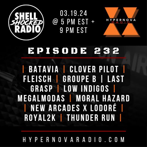 🚨EPISODE 232: Tune into #hypernovaradio Tuesday March 19, 2024 at 5:00 pm EST and 9:00 pm EST, and join DJ el T Morales of @MEGALMODAS as he spins the latest tracks from <see comments>

📻TUNE IN ON THE @live365 APP OR
🌐 hypernovaradio.com!⚡️