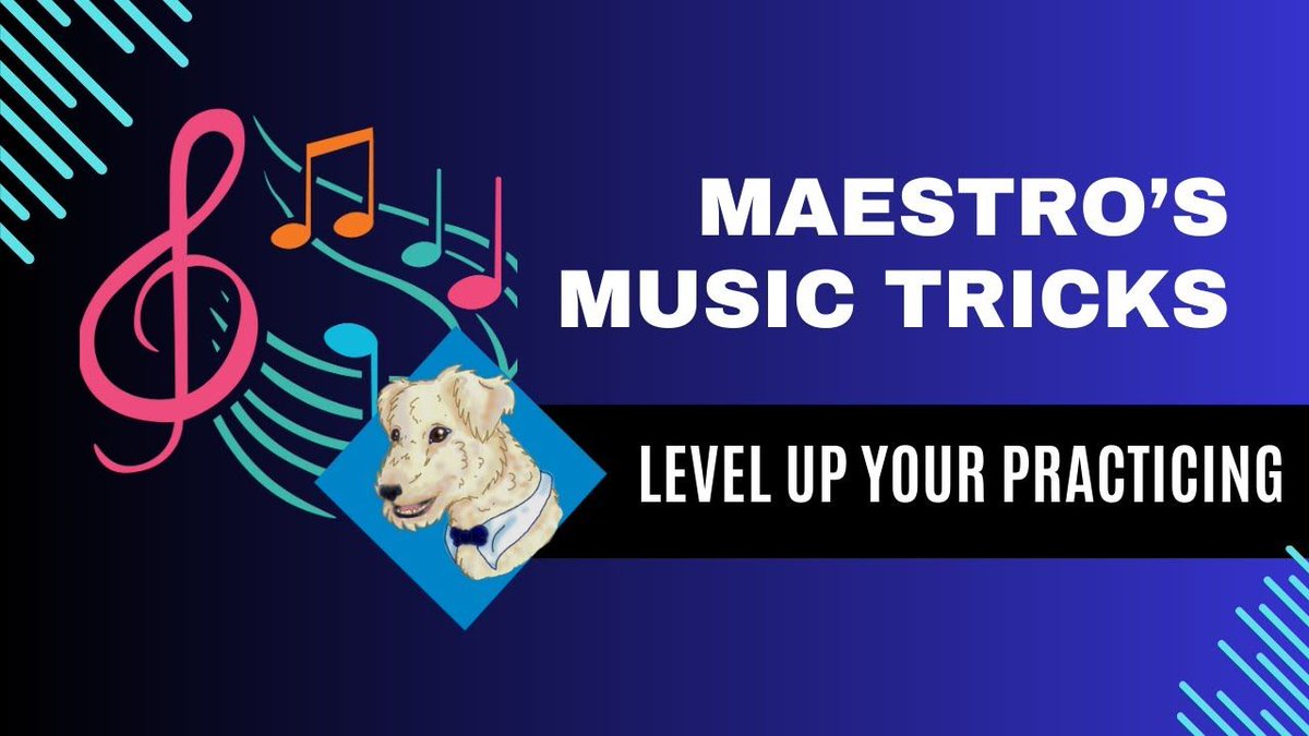 All 34 drills from Maestro's Music Tricks is now available in a downloadable and printable version. buff.ly/3v7JyXf Head to the Studio's #ko-fi page to get your copy today.
#practicemusic #musiclessons #practicetips #practiceideas #musicmonday #practicepractice