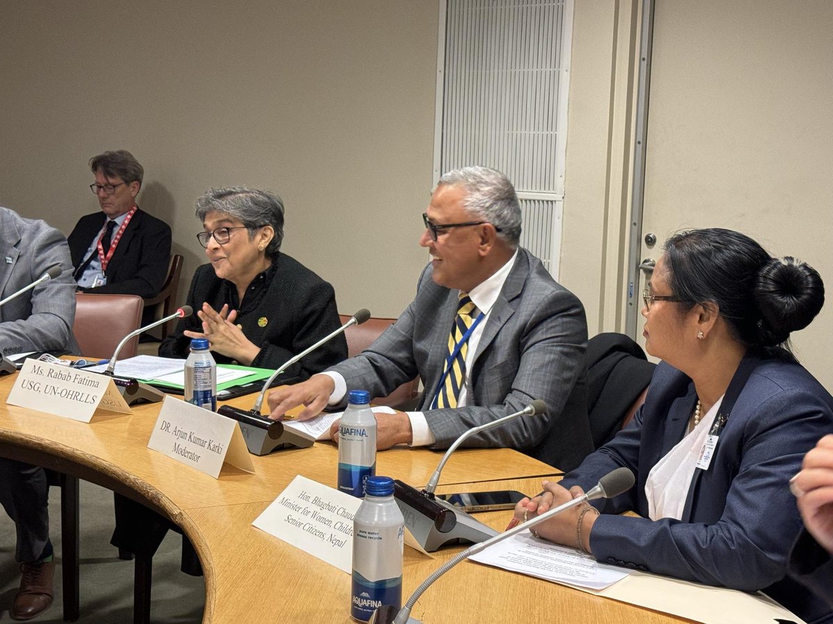 Moderating a session on “Making Taxes Work for Women: Key Challenges and Opportunities for Developing Countries, and for LDCs, LLDCs and SIDS in particular”, during CSW, New York, 18 March 2024, Jointly organized by UN OHRLLS, Nepal, Botswana, LDC Watch, APMDD, SAAPE and RRN.