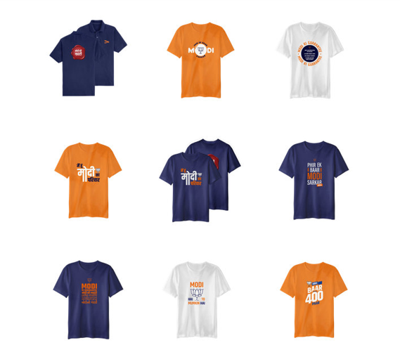 AsianetNewsEN's tweet photo. BJP launches official 2024 election material available exclusively on Narendra Modi App. 

@Narendramodi @PMOIndia @BJP4India
#BJP  #2024OfficialElectionMerchandise #NarendraModiApp #AbKiBaar400Paar #PhirEkBaarModiSarkar #ModiKiGuarantee #ModiHaiTohMumkinHai #ModiKaParivar https://t.co/ULGWmspbtm