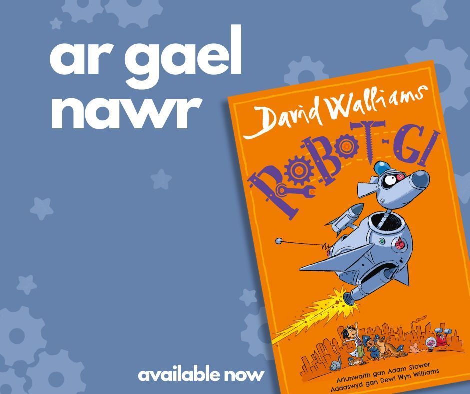 Diwrnod cyhoeddi!🤩 Dyma'r nofel ddiweddaraf lawn antur a doniolwch gan yr awdur poblogaidd, David Walliams. Dewch i gwrdd â'r ci heddlu gorau yn y byd i gyd - yr un sy'n gallu gwneud popeth y mae ei feistri yn gofyn iddo ei wneud - Robot-Gi!🎉 Ar gael nawr!