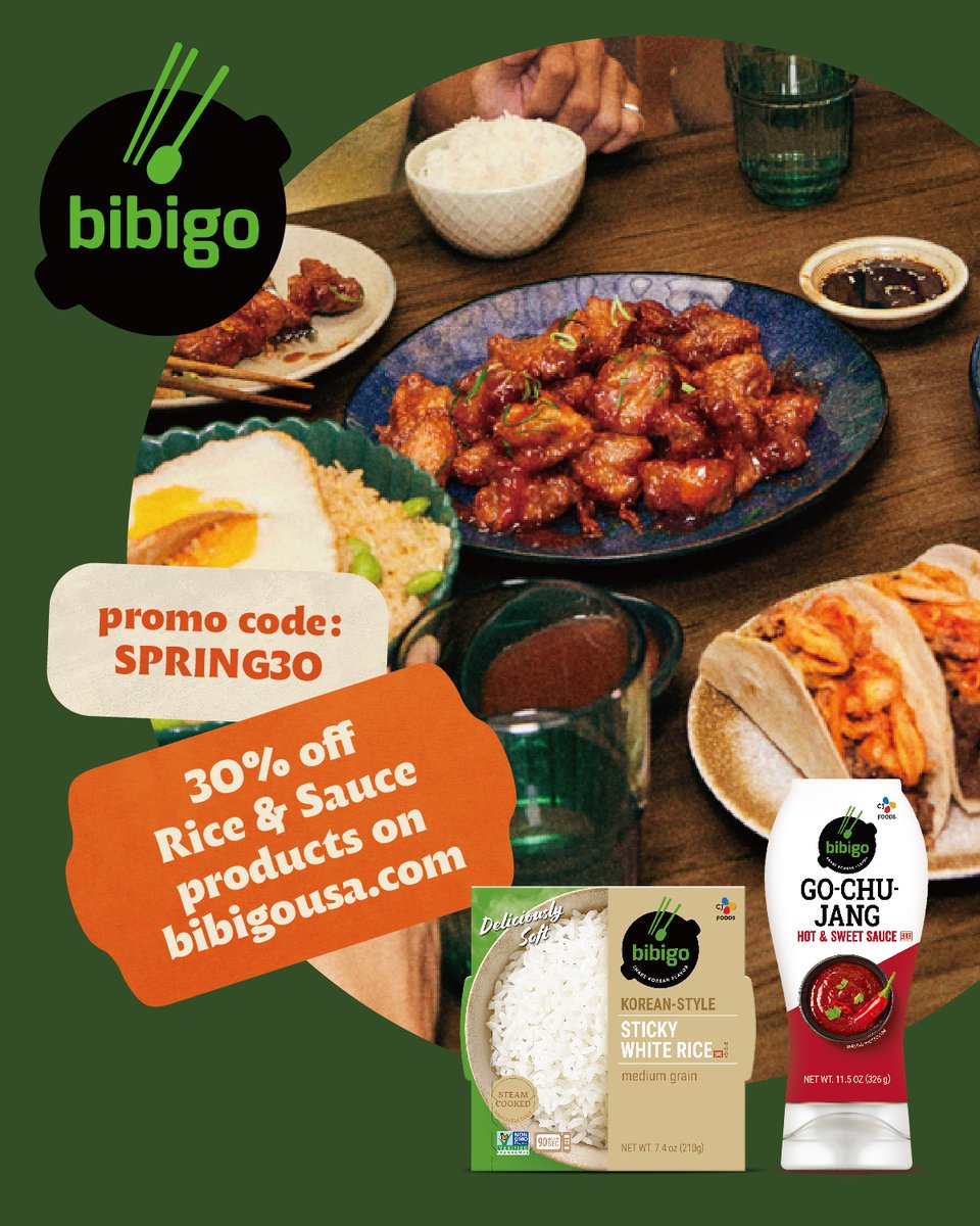 🍚🍚Spring is here, now let's savor every last bite!🍚🍚 🍚Celebrate the First Day of Spring with 30% off all Rice & Sauce products, only at brnw.ch/21wHZHV. Use promo code SPRING30