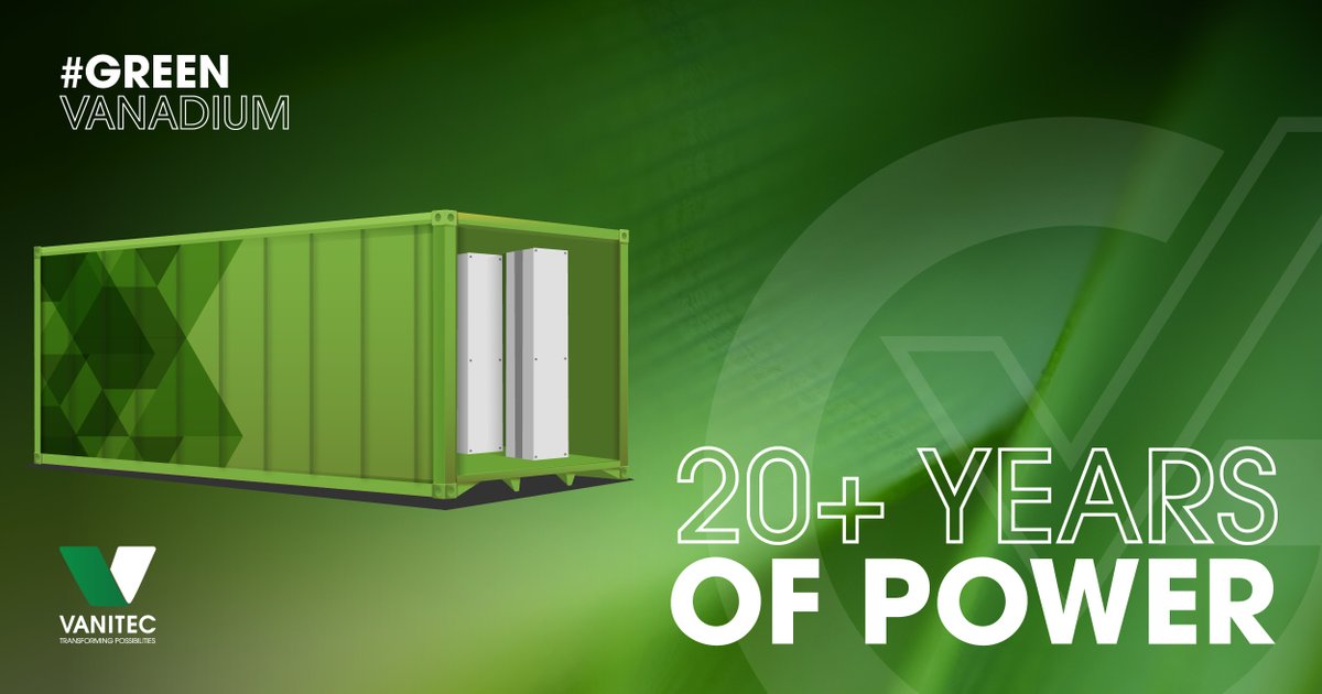 What’s the benefit of #vanadiumflowbatteries? An impressive 10x lifespan - 30,000 cycles vs. lithium-ion's 3,000 = over 20 years of reliable operation. Plus enhanced safety with their non-flammable electrolyte, reducing fire risk. Find out more at vanitec.org