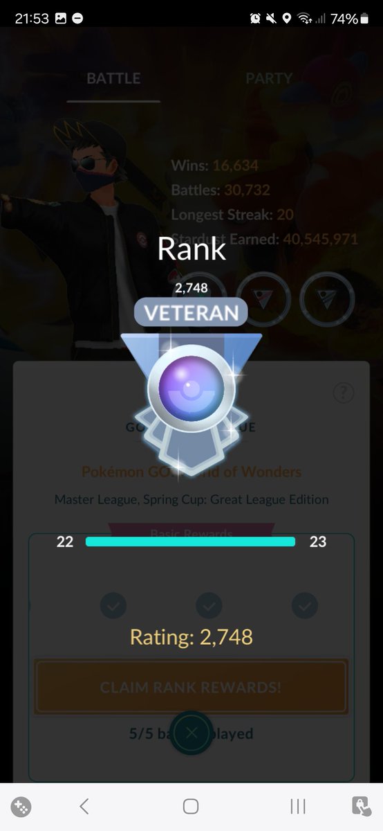 #1 on GBL leaderboards push?
#gobattleleague
#pokemongo
#pvp