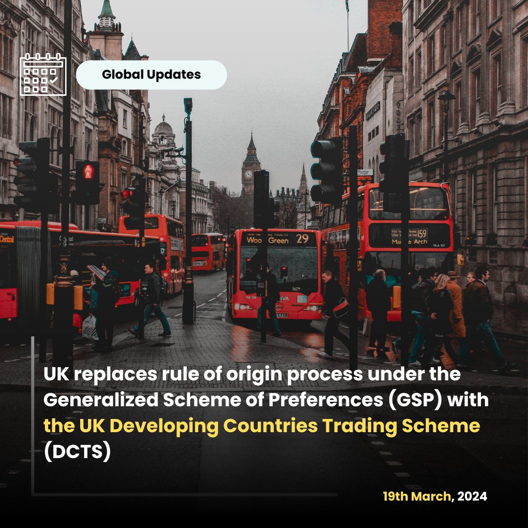 Under the GSP, imports from developing and least developed countries are provided with a concessional rate of duty. Indian exporters exporting to the UK under the scheme can refer to the link provided below for further details: gov.uk/guidance/using… #uk #gsp #trade #WTC25