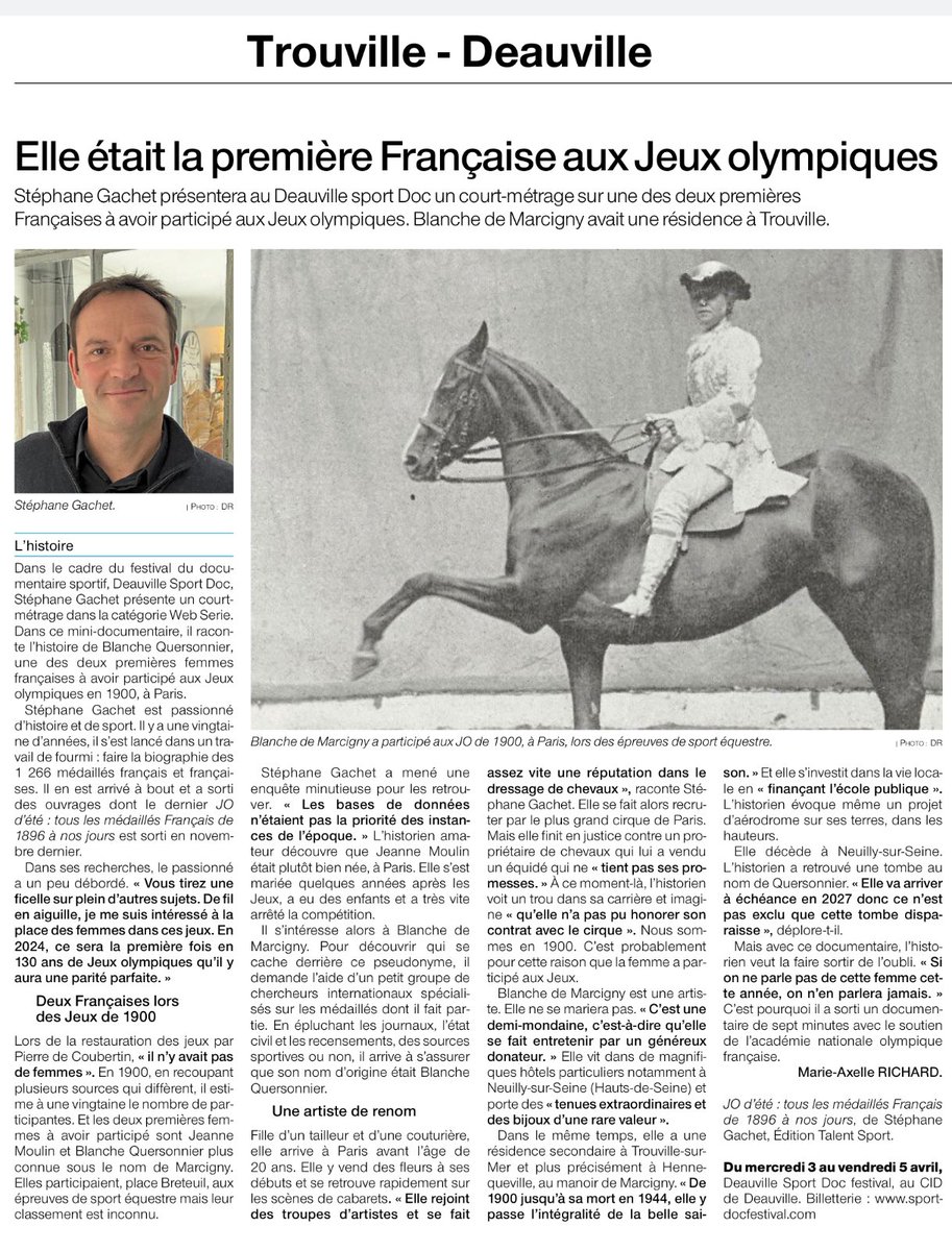 Stéphane Gachet (@stephanegachet) on Twitter photo En 2027, il n’est pas exclu que sa sépulture disparaisse…
@paris <a href="/PierreRabadan/">Pierre Rabadan</a> <a href="/lequipe/">L'ÉQUIPE</a> @IFCE_officiel <a href="/FFEquitation/">Fédération Française d'Équitation</a> <a href="/leparisien2024/">Le Parisien | JO 🥇</a> <a href="/PIC_Deauville/">Pôle Inter. Cheval</a> <a href="/Paris/">Paris</a>2024 <a href="/MuseeduSport/">Musée National du Sport</a> <a href="/AcadOlympiqueFr/">Académie Nationale Olympique Française</a> <a href="/FAMilliat/">Fondation Alice Milliat</a> En 2027, il n’est pas exclu que sa sépulture disparaisse…
@paris <a href="/PierreRabadan/">Pierre Rabadan</a> <a href="/lequipe/">L'ÉQUIPE</a> @IFCE_officiel <a href="/FFEquitation/">Fédération Française d'Équitation</a> <a href="/leparisien2024/">Le Parisien | JO 🥇</a> <a href="/PIC_Deauville/">Pôle Inter. Cheval</a> <a href="/Paris/">Paris</a>2024 <a href="/MuseeduSport/">Musée National du Sport</a> <a href="/AcadOlympiqueFr/">Académie Nationale Olympique Française</a> <a href="/FAMilliat/">Fondation Alice Milliat</a>