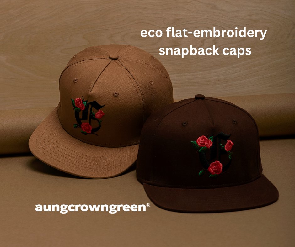 acgreencustom's tweet photo. π₯Flat embroidery + rose + alphabet to make exquisite sustainable snapback caps for the upcoming summer. π
#aungcrowngreen #customsnapbackcaps #snapbackcaps https://t.co/vwLyqkYmE0