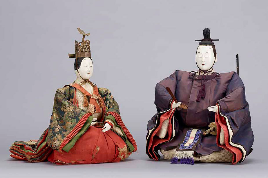 特集展示「雛まつりと人形―古今雛の東西―」より 古式親王雛 江戸時代