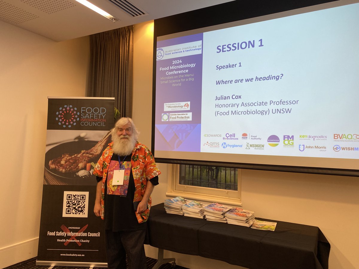 Thanks to our member  Australian Institute of Food Science and Technology for hosting 2024 Food Microbiology Conference in Melbourne last week and to our Scientific Director Julian Cox for presenting and giving us a plug
#foodborneillness #foodsafety #microbiology #AIFST