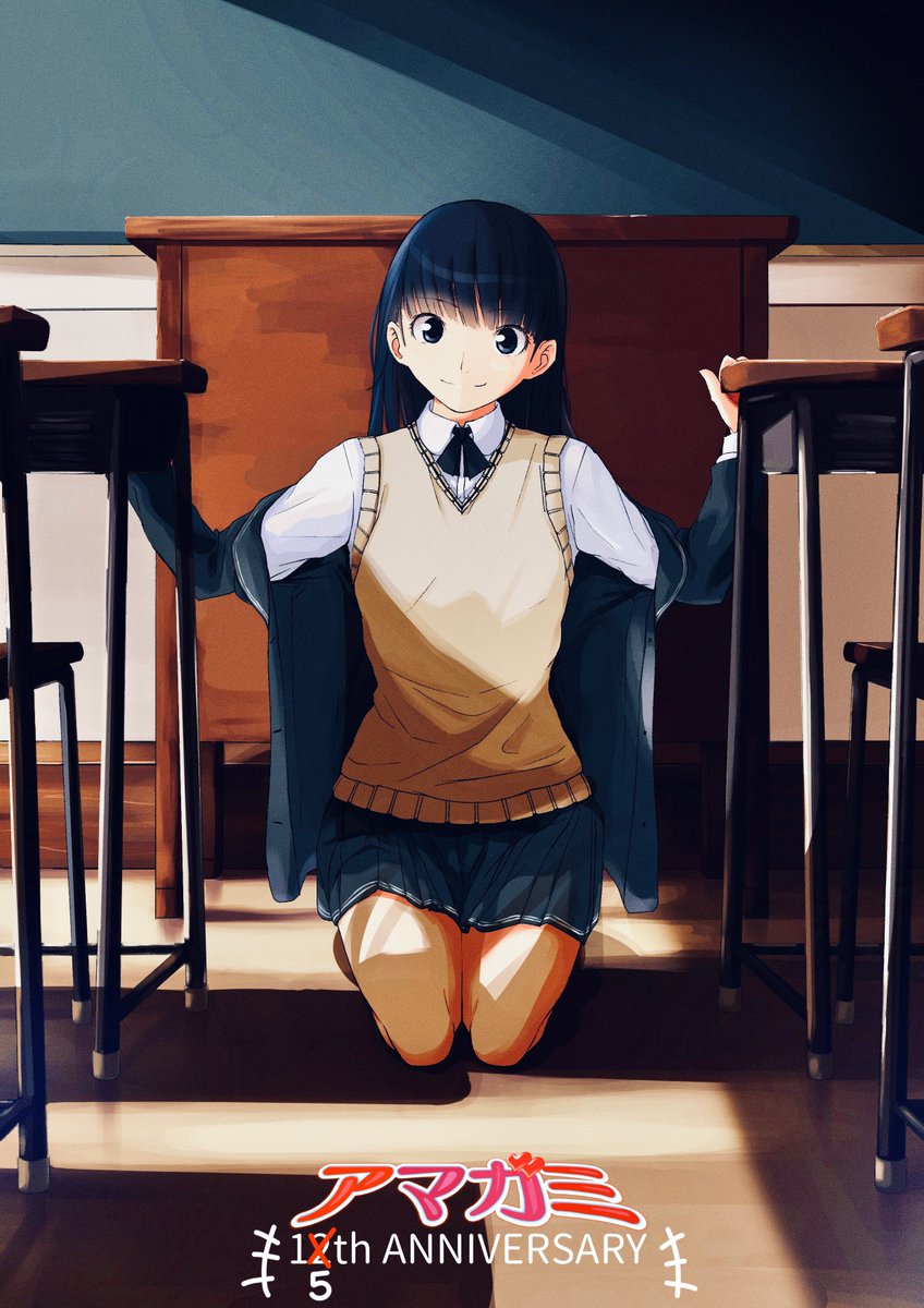OSUKITHI's tweet photo. 15周年ですね。過去絵をば。
#アマガミ https://t.co/mtYqQCw1Gk