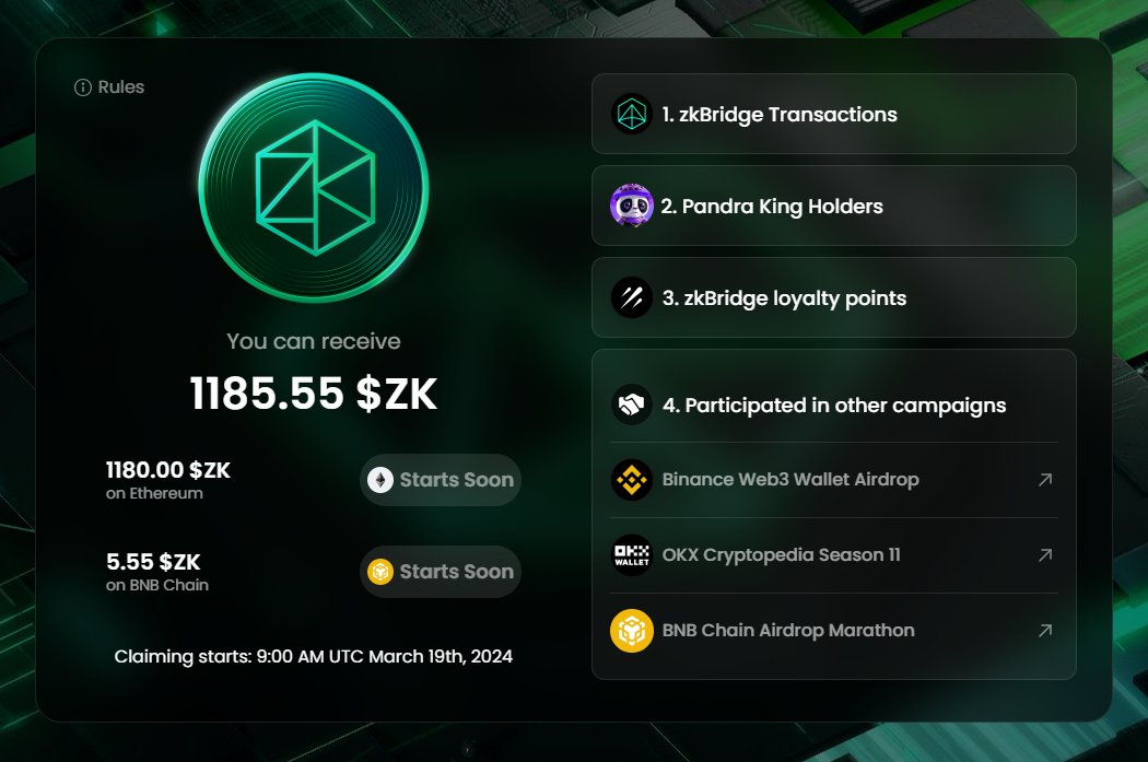 $ZK จาก <a href="/PolyhedraZK/">Polyhedra</a> เปิดให้เช็คแล้วครับ
👉 polyhedra.foundation/airdrop
แอดได้มา 1185 เม็ด #ทีม845
:
การเคลมจะเกิดขึ้นวันนี้ เวลา 16:00 น.