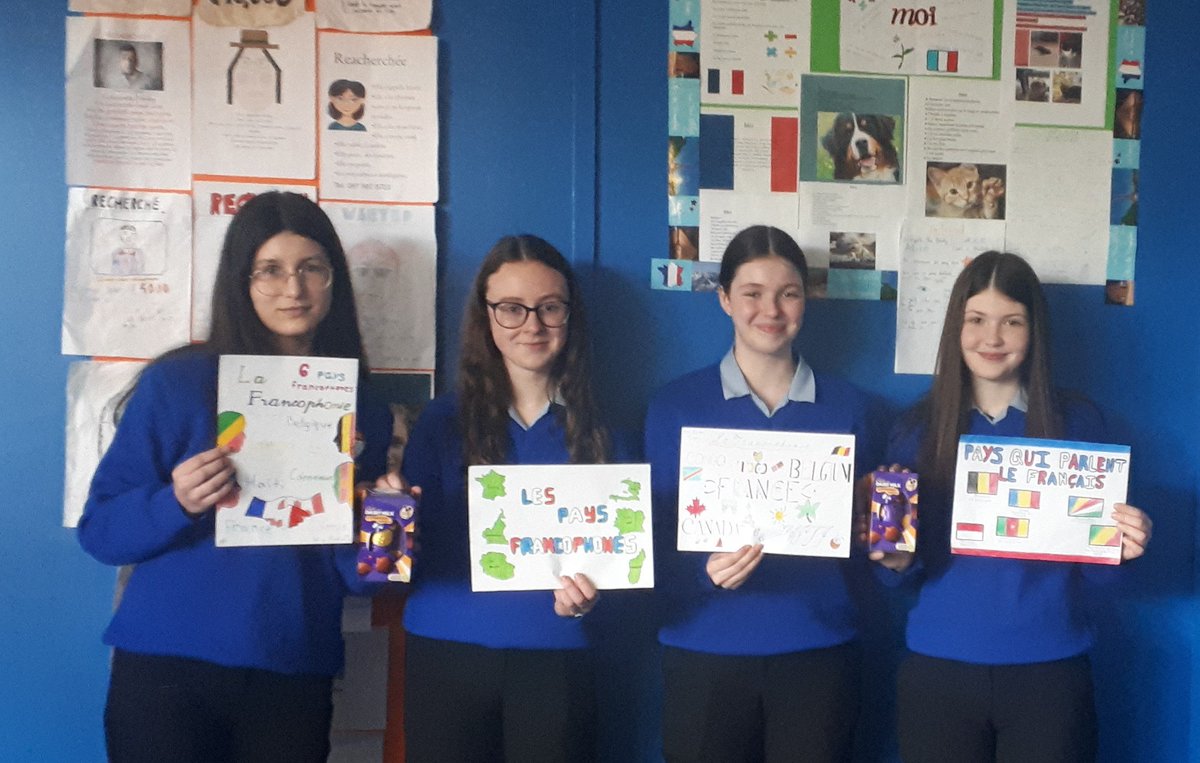 Congratulations to first and second year students of French @Royalandprior who were winners in our school Francophonie poster competition. Bravo!👏👏