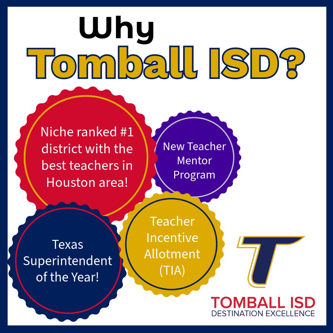 Good morning! There’s still time to register for Saturday!! Join our Destination District @TomballISD job fair!! Register here!! forms.gle/LinHrSQ8T813rC…