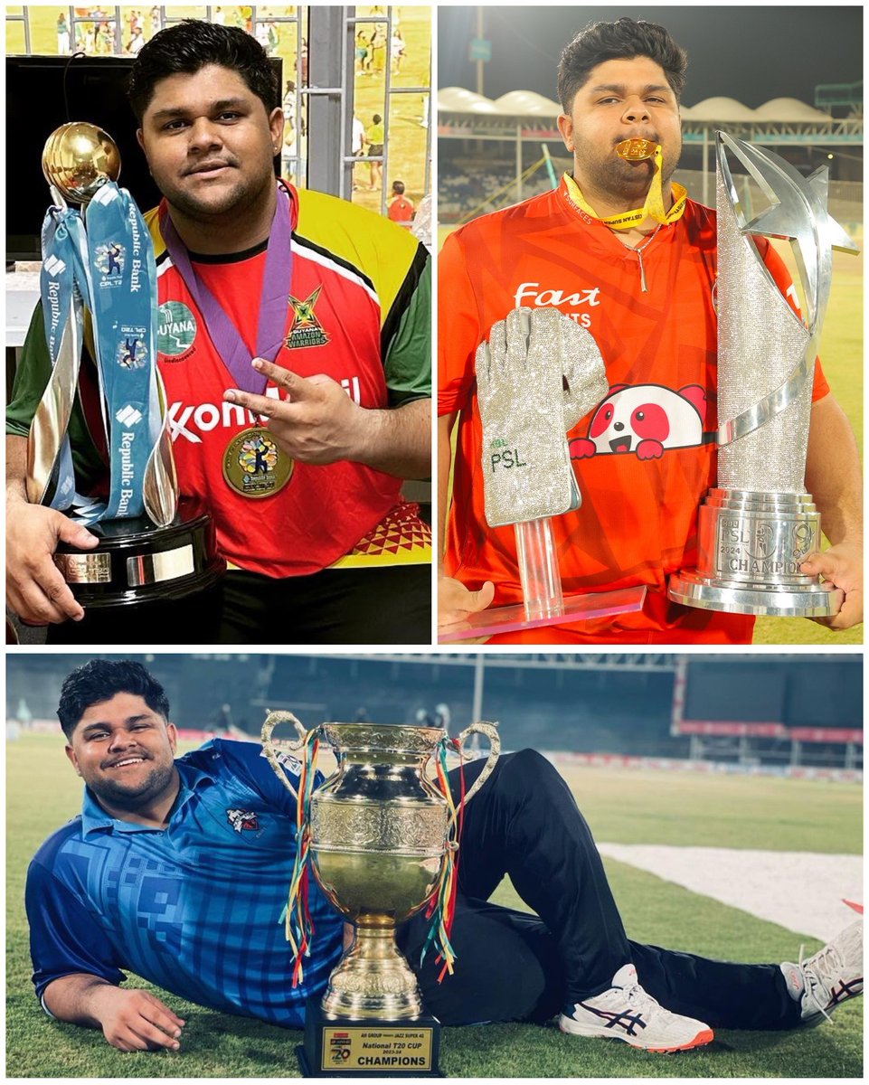 Say hello to Body Shamer .. 

Azam Khan in the last 6 months:

CPL 2023 – Winner ✅
NT20 2023 – Winner ✅
PSL 2024 – Winner ✅

📸: @MAzamKhan45 | #HBLPSLFinal | #HBLPSL9