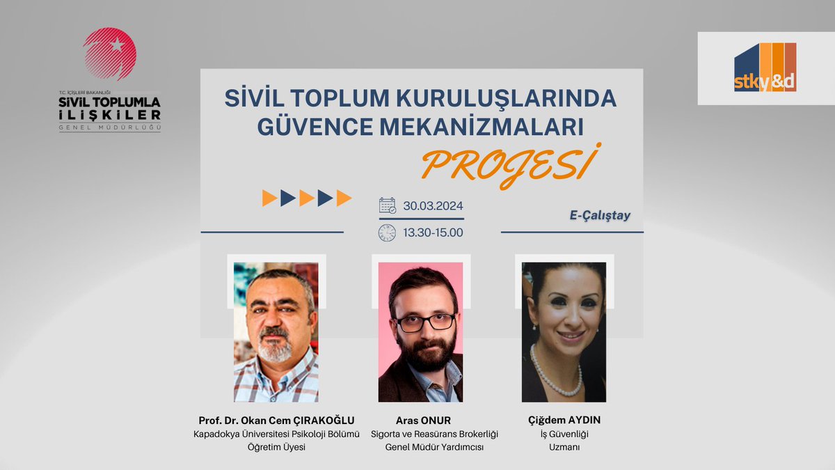 stkydorgtr's tweet photo. Katılım Başvuruları ➡ destek@stkyd.org.tr

Başvurular 21 Mart Perşembe günü saat 15.00'e kadar kabul edilecektir. Kontenjan sınırlıdır. https://t.co/g2nVuOPL3H