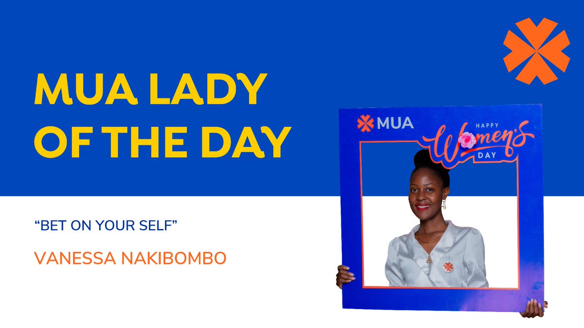 MuaUganda's tweet image. We continue to celebrate the Women's Month with a timely reminder from our very own Vanessa Nakibombo to always believe in yourself and  your abilities as a woman. #WomensMonth #backyourself #liveyourbestlife