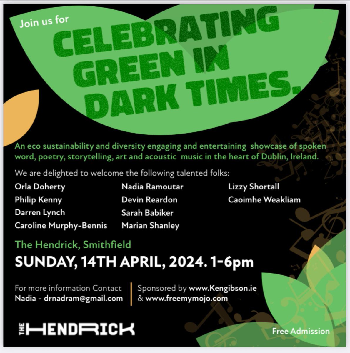 Hey 👋👋 are you in Dublin on April 14th? Would you like to join us  to listen or to share some of your own work too? If so DM me and I'll connect you with the organisers.

#WritingCommunity