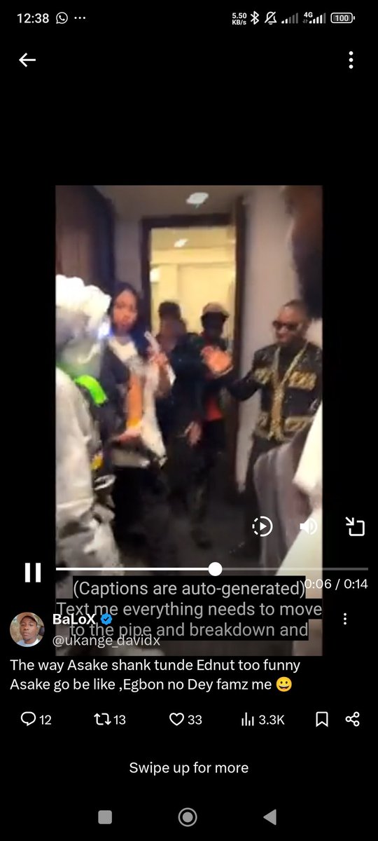 factmediapr's tweet photo. The moment asake snubbed mufasa ednut 😂
Video in the comment section below 😂
#asake
#mufasa
#ednut https://t.co/bxYIsUnIoU