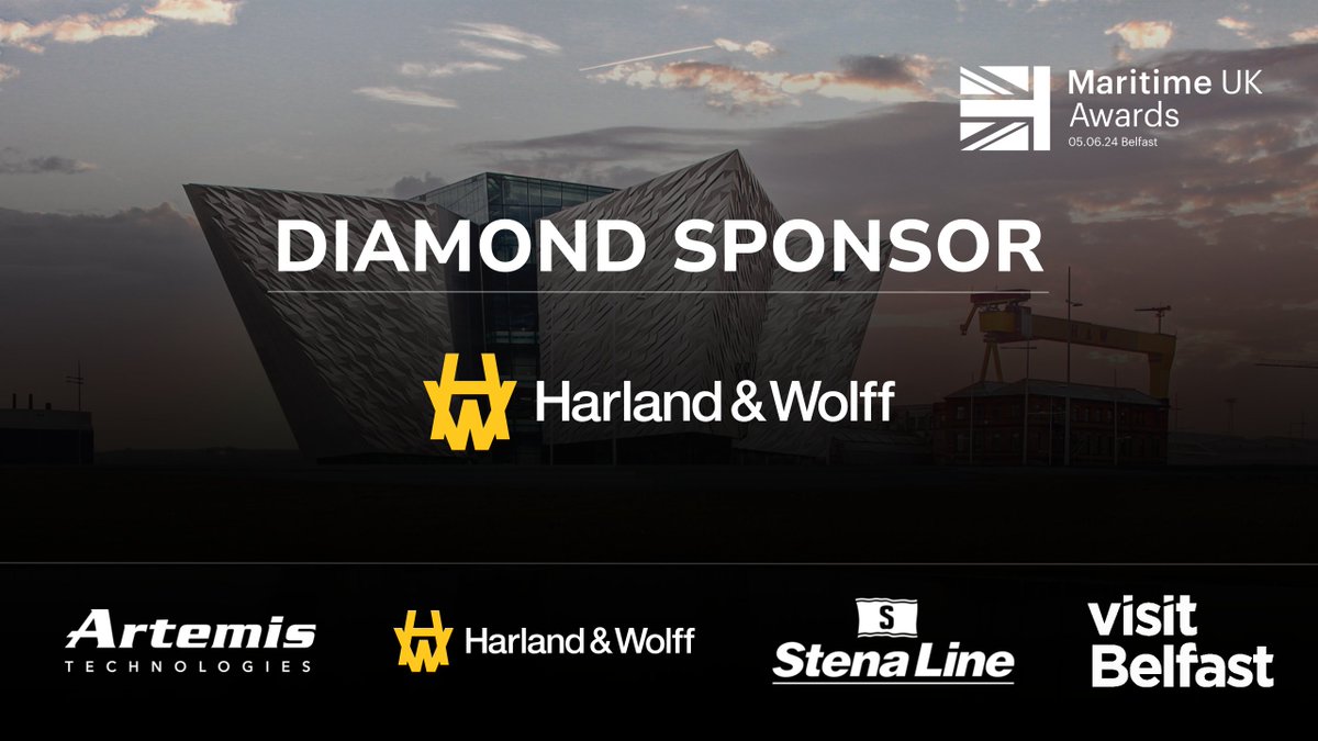 Harland & Wolff announced as Diamond Sponsor for the Maritime UK Awards 2024🌟 Maritime UK are delighted to announce British shipbuilding and fabrication company @HarlandWolffplc as one of the Diamond Sponsors for this year's Maritime UK Awards. Read now: maritimeuk.org/media-centre/n…
