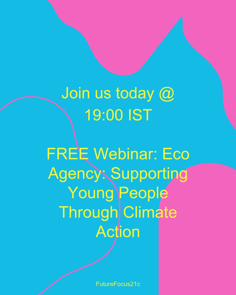Join us today for a free webinar, hosted by @TraleeESC , on Eco-Agency: Supporting young people through climate change. Register here: edcentretralee.ie/cpd-courses-tr…… #ClimateChange #SDGs @scienceirel @Education_Ire @IrishSchSusty