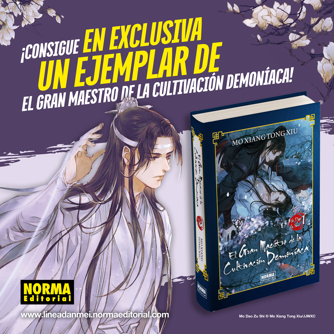 NormaEdManga's tweet photo. ¡CONSIGUE UNO DE LOS 3 EJEMPLARES QUE SORTEAMOS DE 'EL GRAN MAESTRO DE LA CULTIVACIÓN DEMONÍACA'! 🐇

¿Cómo lo consigo?
🌸Sigue a @NormaEdManga 
🌸Haz RT y dale 🩷
🌸Menciona a tu besto friendo
🌸Bases legales: https://t.co/uy9fwBvhww

🎍¡Anunciaremos el fallo 25/3! https://t.co/SIw47XoLUk