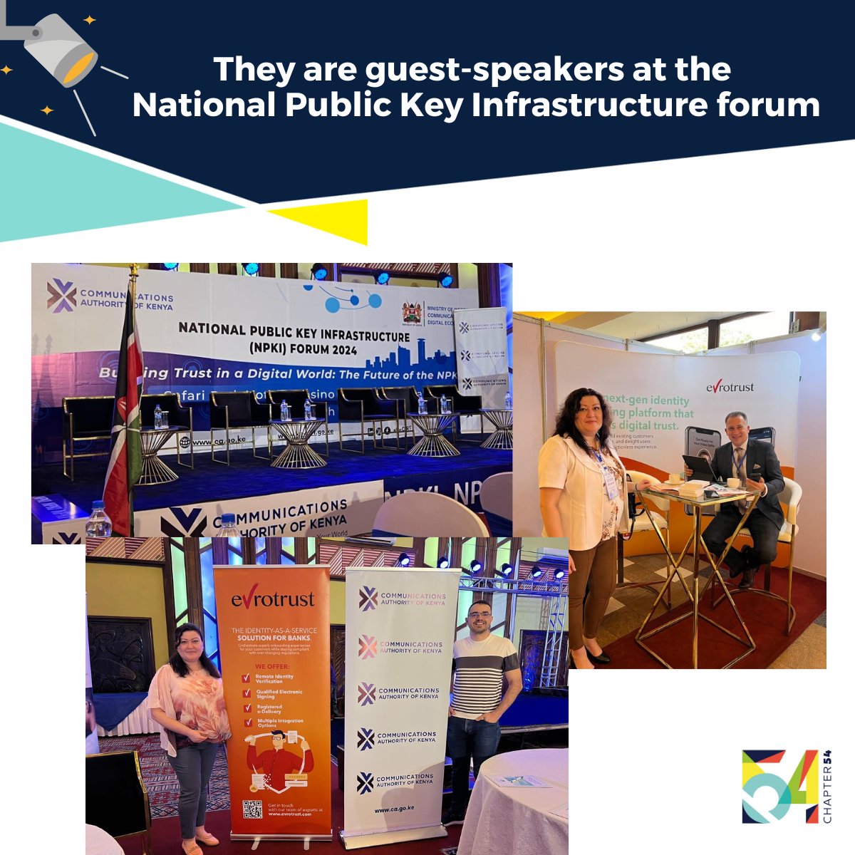 To our C54 friends in #Kenya, meet Evrotrust, a Regtech specialized in qualified eKYC, eID and eSignatures. ✒️ Evrotrust is in Nairobi this week to speak of their digital onboarding solutions at the NPKI forum. ✨ Interested in an intro meeting with them? Let us know!