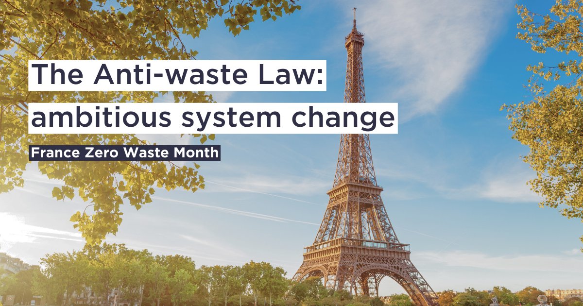 In 2020, France adopted its Anti-waste Law to eliminate waste and pollution from the design stage. By identifying a richer range of needs, solutions, and policy measures, the law is contributing to a system-wide transition towards a #circulareconomy: links.emf.org/4adZlSY