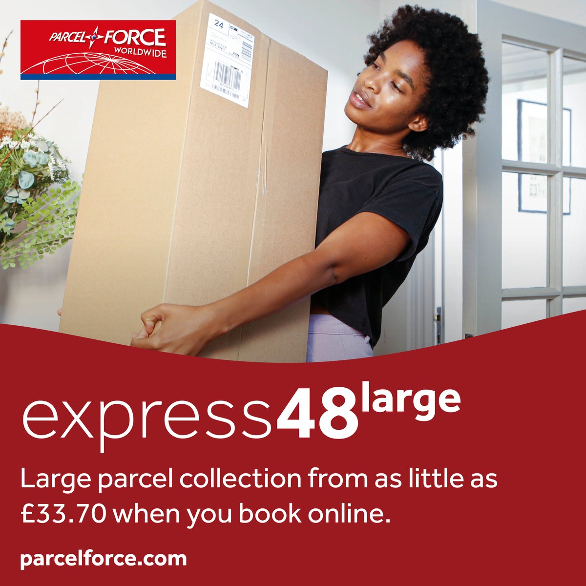 Large parcel delivery from as little as £33.70 with collection when you book online. Book now at: ms.spr.ly/6016cmaQp
