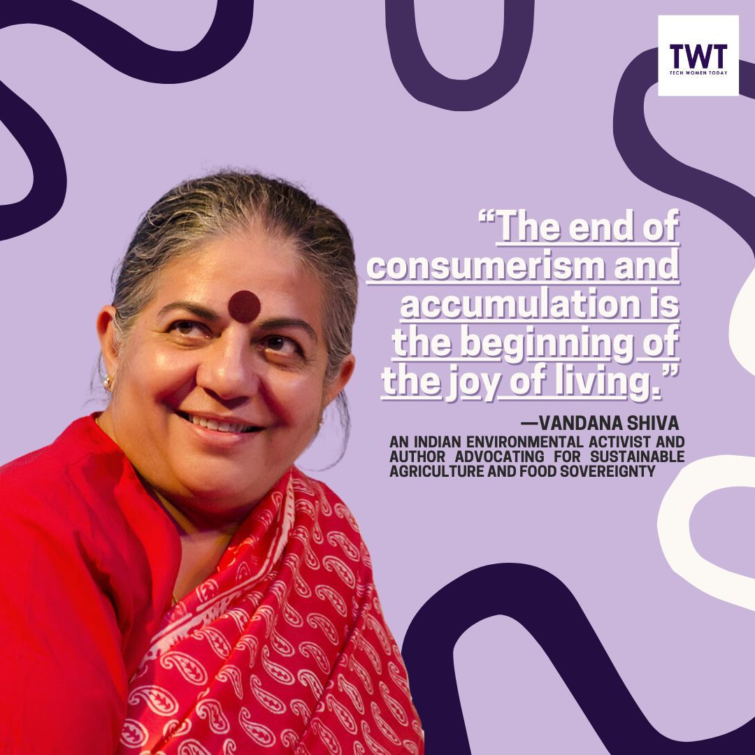 Meet Vandana Shiva, champion of sustainable agriculture in India. Her fight against GMOs and corporate control empowers communities. Let's sow seeds for a healthier future. #Sustainability #Empowerment #CommunityPower