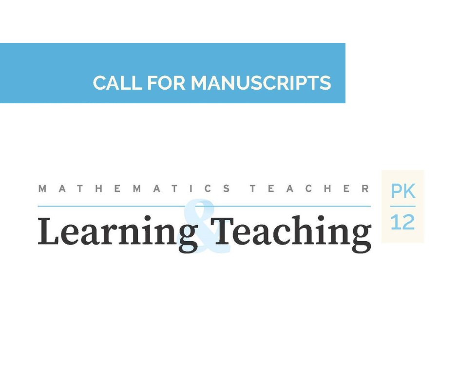 📢 CALL FOR PAPERS: We want to hear from you! An article in MTLT comes from doing new tasks in your classroom, assessing their success, and then writing about them. Read more about submitting an article here: nctm.link/M8idk