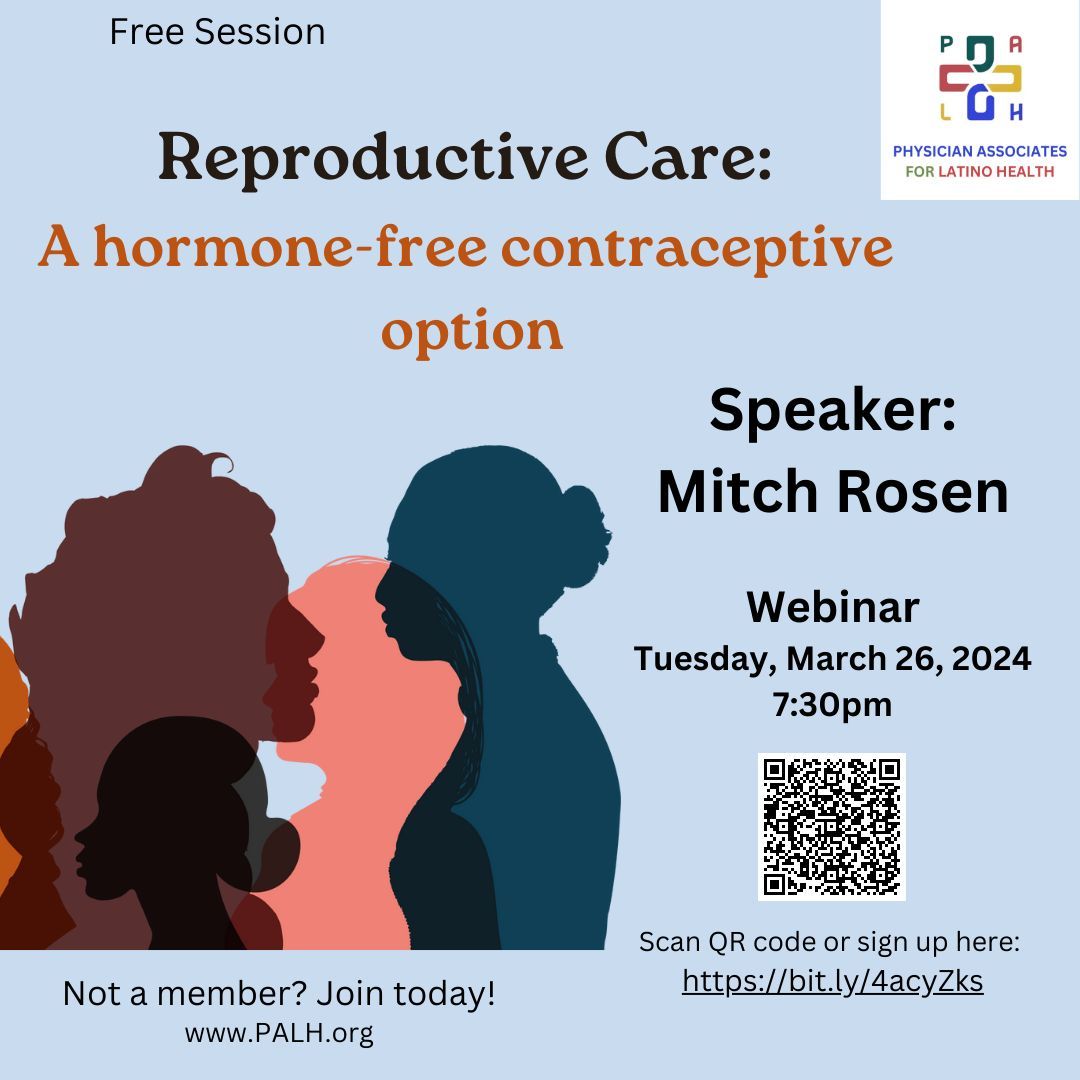 Join us for this free education event as we learn about non hormonal contraception. Women's health initiative during Women's History Month.
<a href="/evofem/">Evofem Biosciences</a>
#PALH #physicianassistant #physicianassociate #asociadomedico #womenshealth #prepastudents #advocacy #leadership #education