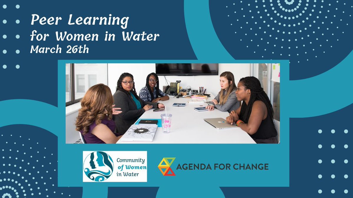 CWiWater's tweet photo. 9:00 UTC is not a good time to join the #CWiWater virtual peer learning session? The second #event is at 16:00 UTC!
π©π½βπ»π©π»βπ¬ Join us on March 26 for an interactive session led by #CWiW Founder @KathrynPharr.
Register hereππ½
https://t.co/HBDsHU3lTN https://t.co/VcOux53IBi