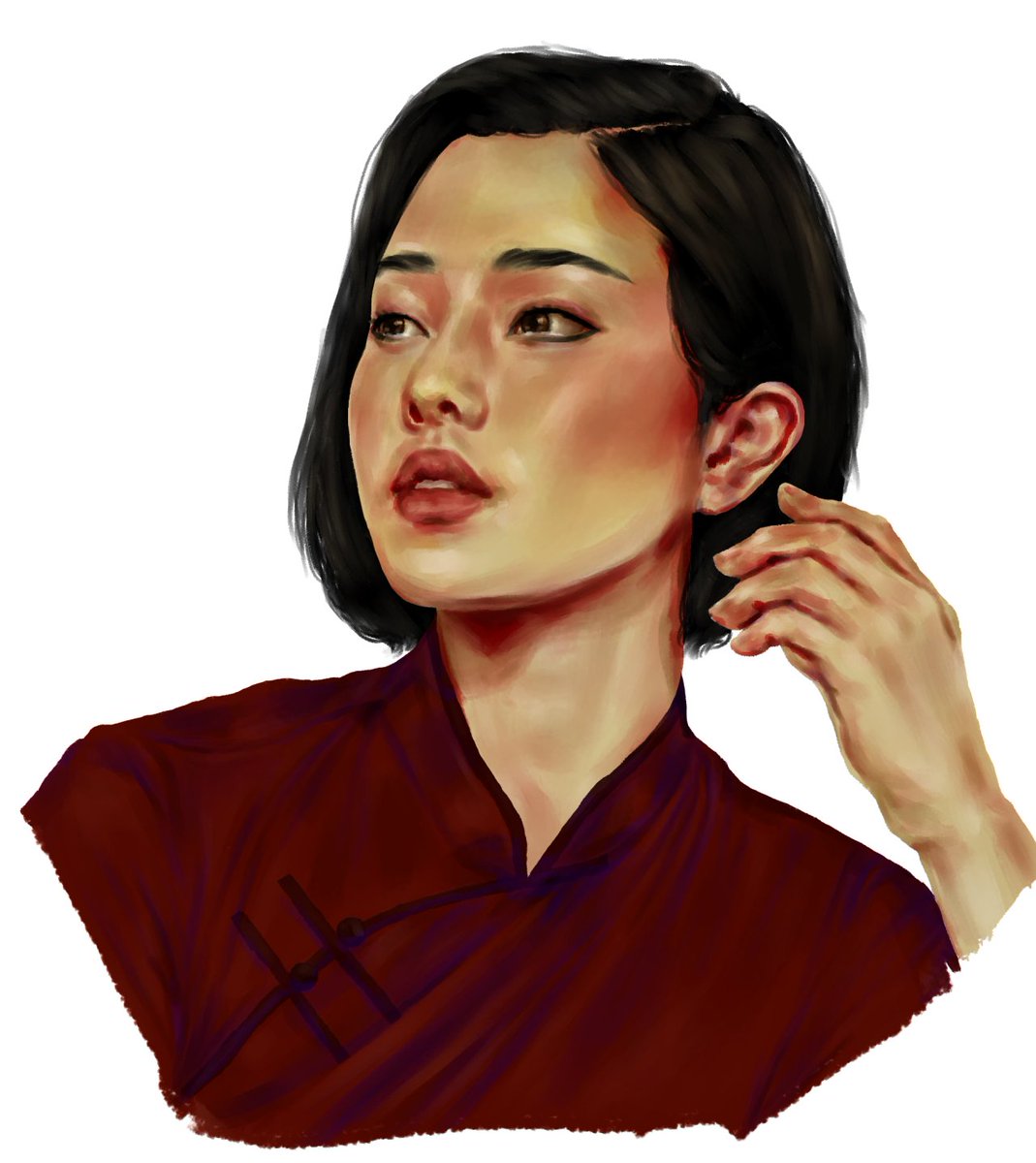 Ada &amp; that In the Mood for Love AU fic that has existed in my head for years

commission made by Samarzart on tumblr

#AdaWong #REBHFun